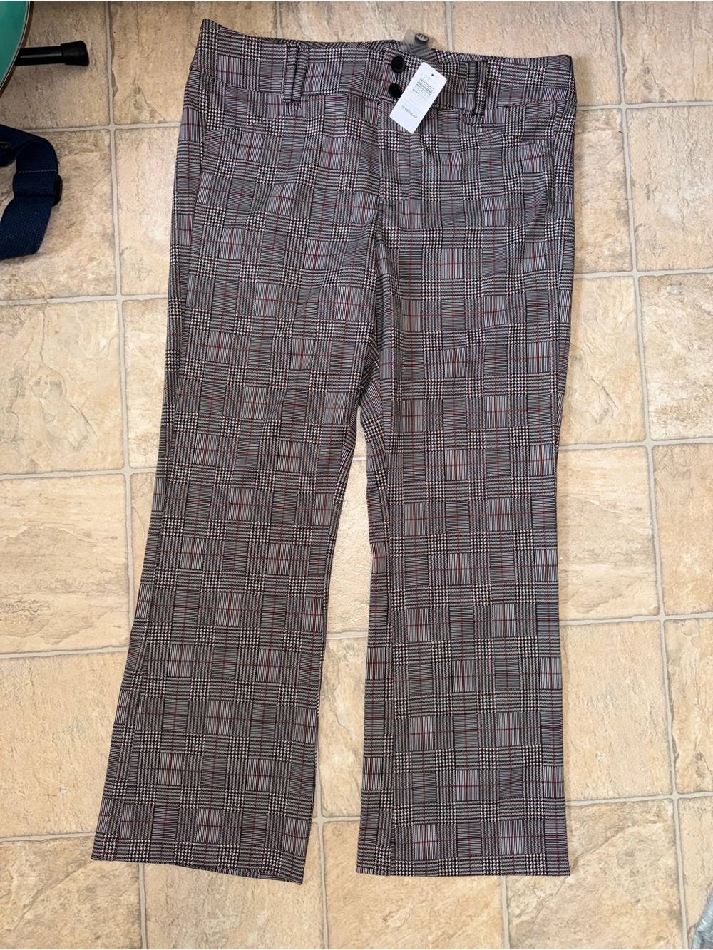 NWT Torrid Plaid Bootcut Trouser Pants Size 18 Regular Plus Size